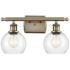 Athens 2 Light 16" LED Bath Light - Antique Brass - Clear Shade