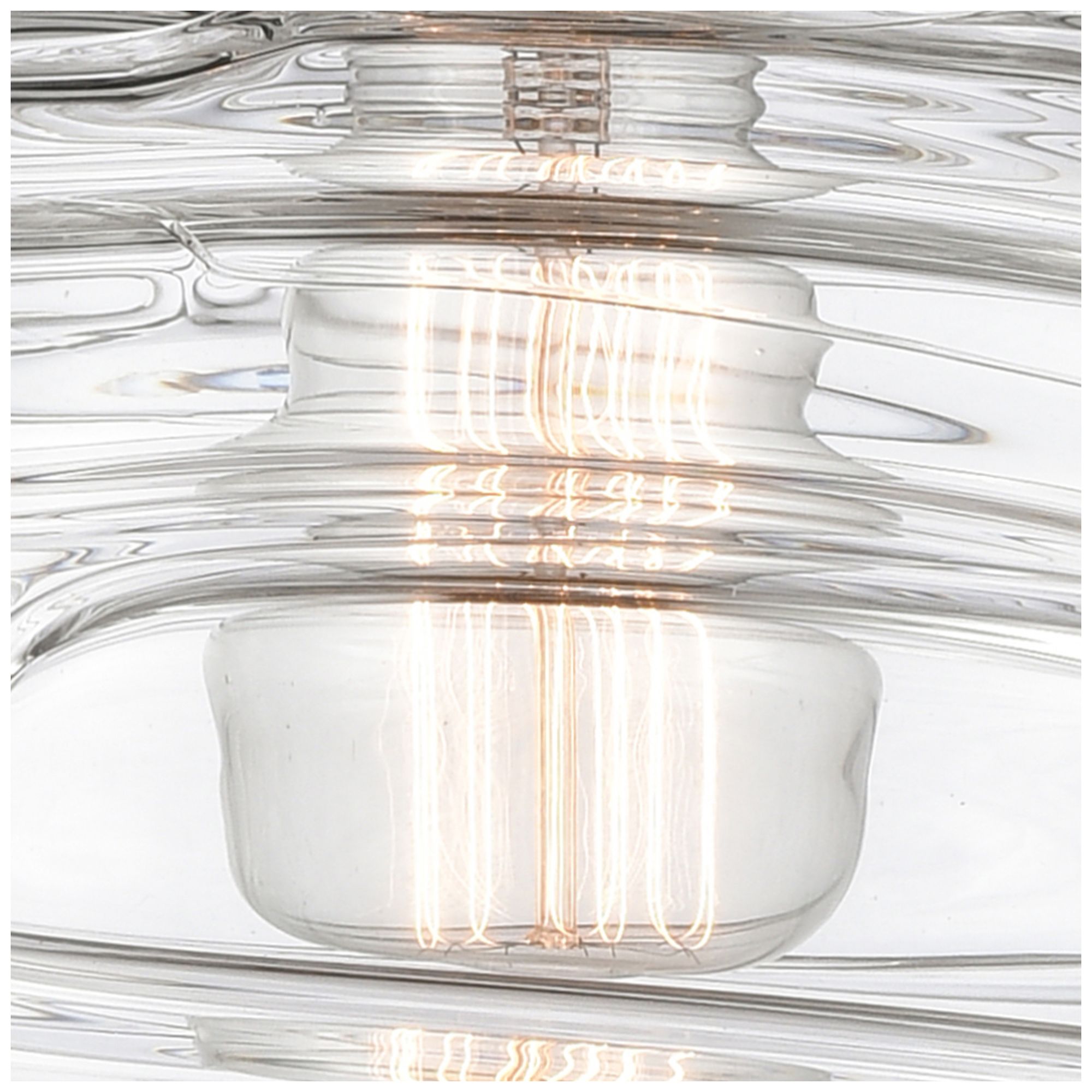 Image 4 Athens 24"W 3 Light Satin Gold Bath Light With Clear Deco Swirl Shade more views