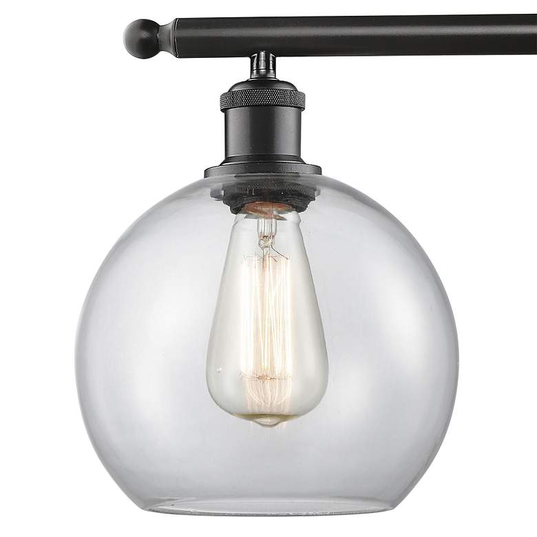 Image 2 Athens 26" Wide Matte Black 3-Light Bath Vanity Light more views