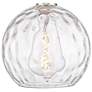 Athens 3-Light 17" Antique Brass Multi-Pendant With Clear Water Glass
