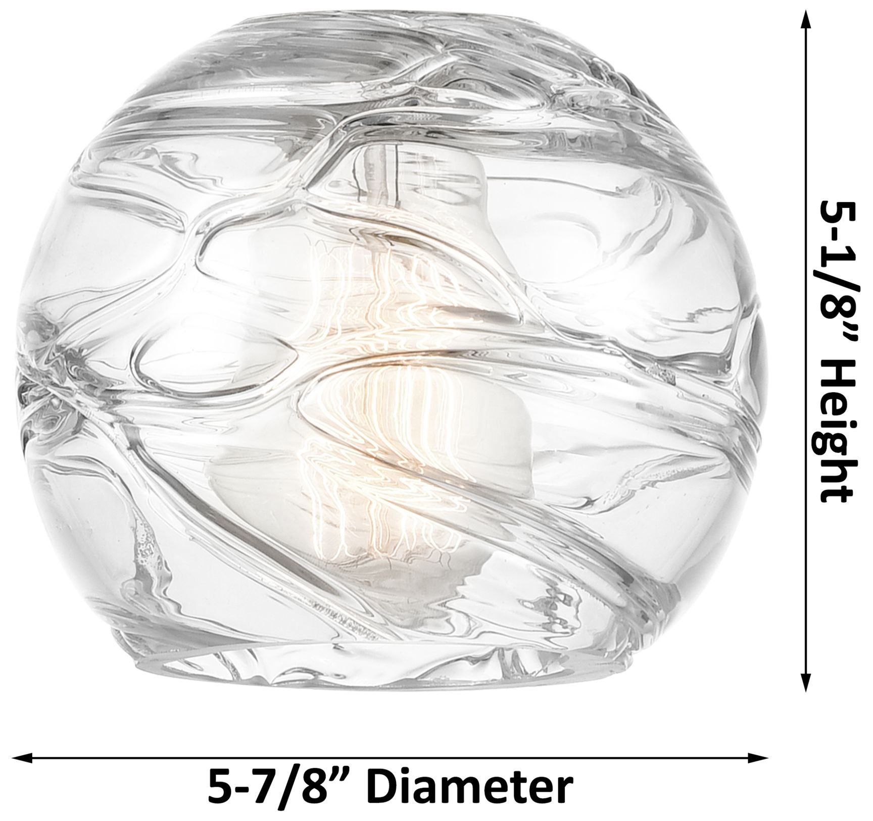 Image 4 Athens 33" 4-Light Polished Chrome Bath Light w/ Clear Deco Swirl Shad more views