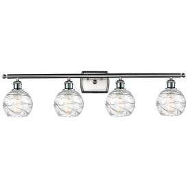 Athens 35 3/4" Wide Brushed Satin Nickel 4-Light Bath Light Athens 35 3/4" Wide Brushed Satin Nickel 4-Light Bath Light