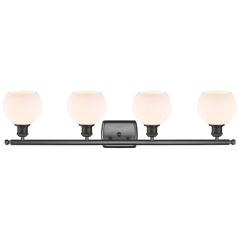 Image 2 Athens 36" Wide Oil-Rubbed Bronze 4-Light LED Bath Light more views