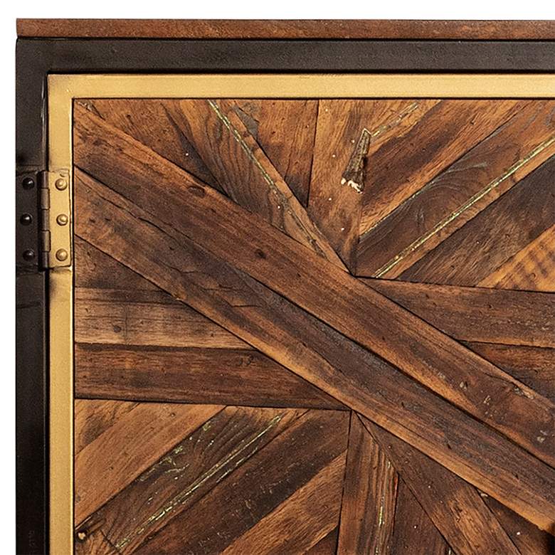Image 2 Athens 40" Wide 2-Door Dark Espresso Wood Accent Cabinet more views