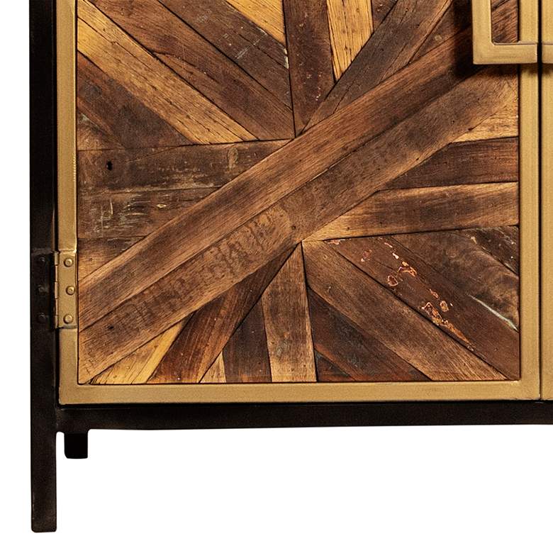 Image 4 Athens 40" Wide 2-Door Dark Espresso Wood Accent Cabinet more views