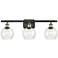 Athens 6" 3 Light 26" Bath Light - Black Antique Brass - Seedy Sh