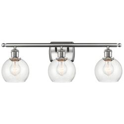 Athens 6" 3 Light 26" Bath Light - Brushed Satin Nickel - Seedy S