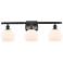 Athens 6" 3 Light 26" Bath Light - Oil Rubbed Bronze - Matte Whit