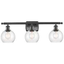 Athens 6" 3 Light 26" Bath Light - Oil Rubbed Bronze - Seedy Shad