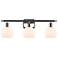 Athens 6" 3 Light 26" Bath Light - Polished Chrome - Matte White