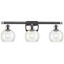 Athens 6" 3 Light 26" Bath Light - Polished Chrome - Seedy Shade