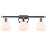 1_Athens 6" 3 Light 26" LED Bath Light - Polished Chrome - Matte Wh