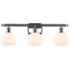 Athens 6" 3 Light 26" LED Bath Light - Polished Chrome - Matte Wh