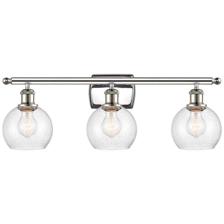 Image 1 Athens 6" 3 Light 26" LED Bath Light - Polished Nickel - Seedy Sh