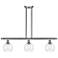 Athens 6" 3 Light 36" LED Island Light - Brushed Satin Nickel  -
