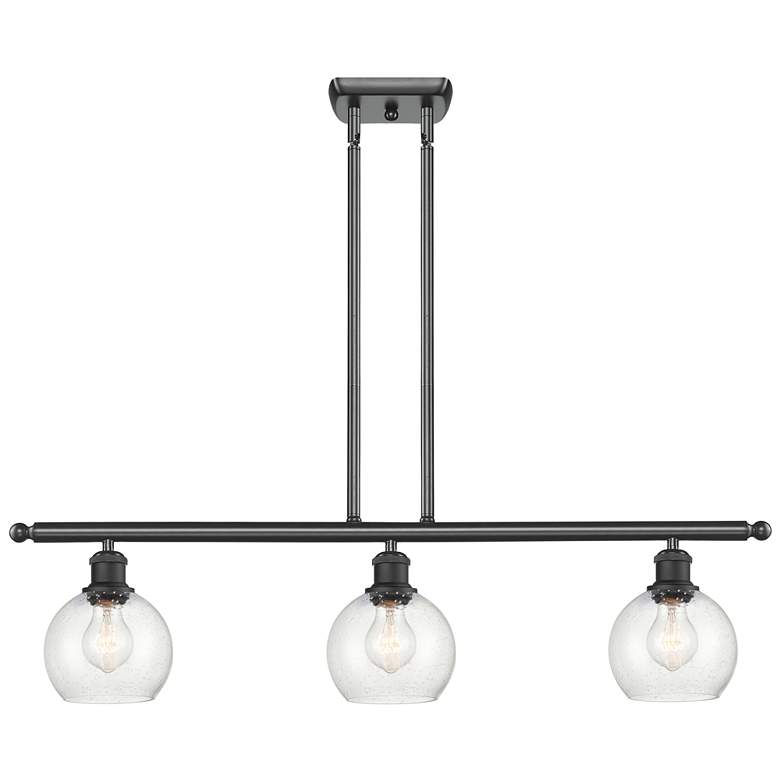 Image 1 Athens 6" 3 Light 36" LED Island Light - Matte Black - Seedy Sha