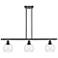 Athens 6" 3 Light 36" LED Island Light - Oil Rubbed Bronze - Cle
