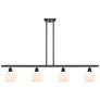 Athens 6" 4 Light 48" LED Island Light - Matte Black  - Matte Whi