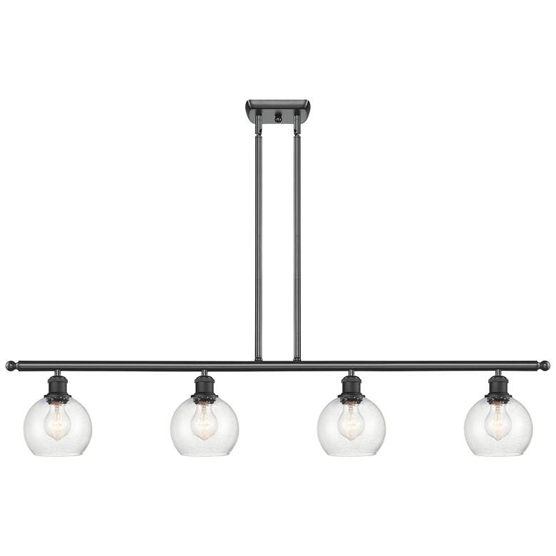 Image 1 Athens 6" 4 Light 48" LED Island Light - Matte Black - Seedy Sha