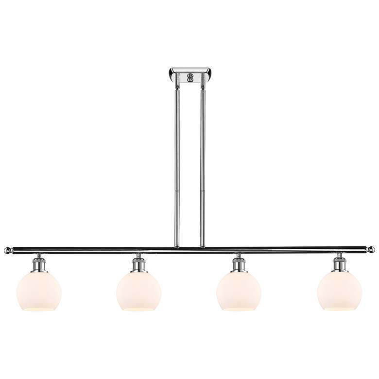 Image 1 Athens 6" 4 Light 48" LED Island Light - Polished Chrome - Matte