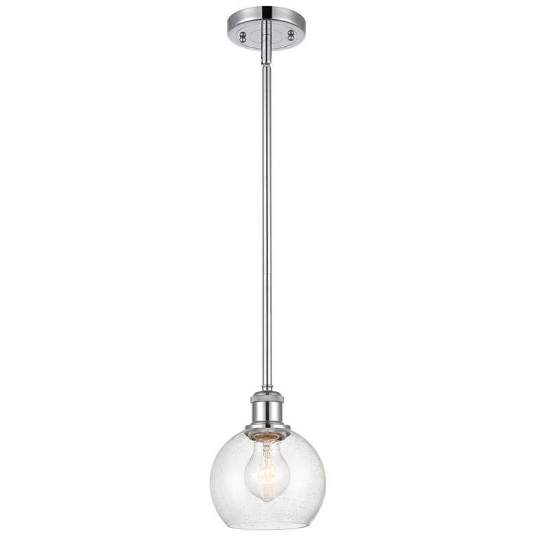 Image 1 Athens 6" LED Mini Pendant - Polished Chrome - Seedy Shade