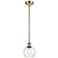 Athens 6" Mini Pendant - Antique Brass - Seedy Shade