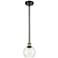 Athens 6" Mini Pendant - Black Antique Brass - Clear Shade
