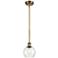 Athens 6" Mini Pendant - Brushed Brass - Seedy Shade