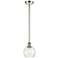 Athens 6" Mini Pendant - Polished Nickel - Seedy Shade