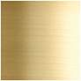 2_Athens 6" Wide Satin Gold Mini Pendant with White Glass more views