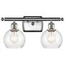 Athens 9 1/2"H Brushed Satin Nickel 2-Light LED Wall Sconce
