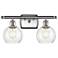 Athens 9 1/2"H Brushed Satin Nickel 2-Light LED Wall Sconce