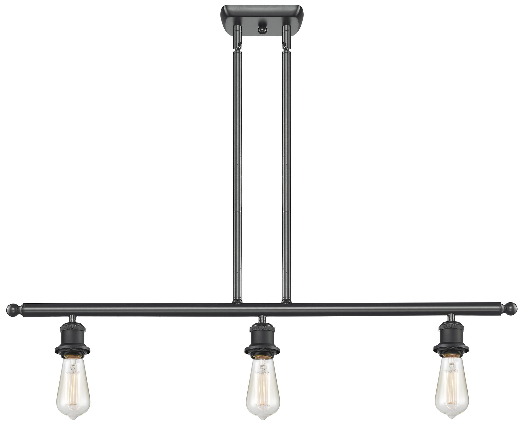 Image 4 Athens Deco - Satin Nickel - 3lt- Island Light more views