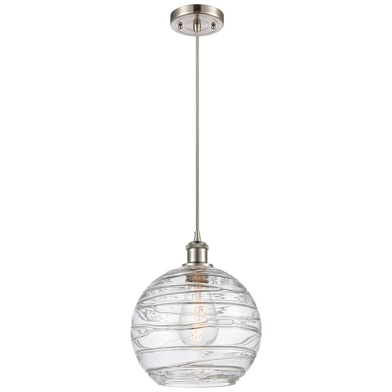 Image 1 Athens Deco Swirl 10" Wide Mini Pendant