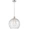 Athens Deco Swirl 13 3/4"W Polished Nickel Pendant Light