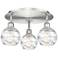 Athens Deco Swirl 17 3/4" Wide Satin Nickel Ceiling Light