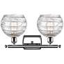 3_Athens Deco Swirl 2 Light 18" LED Bath Light - Chrome - Clear Deco Swi more views