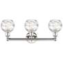 2_Athens Deco Swirl 23 3/4"W Nickel 3-Light Vanity Bath Light more views