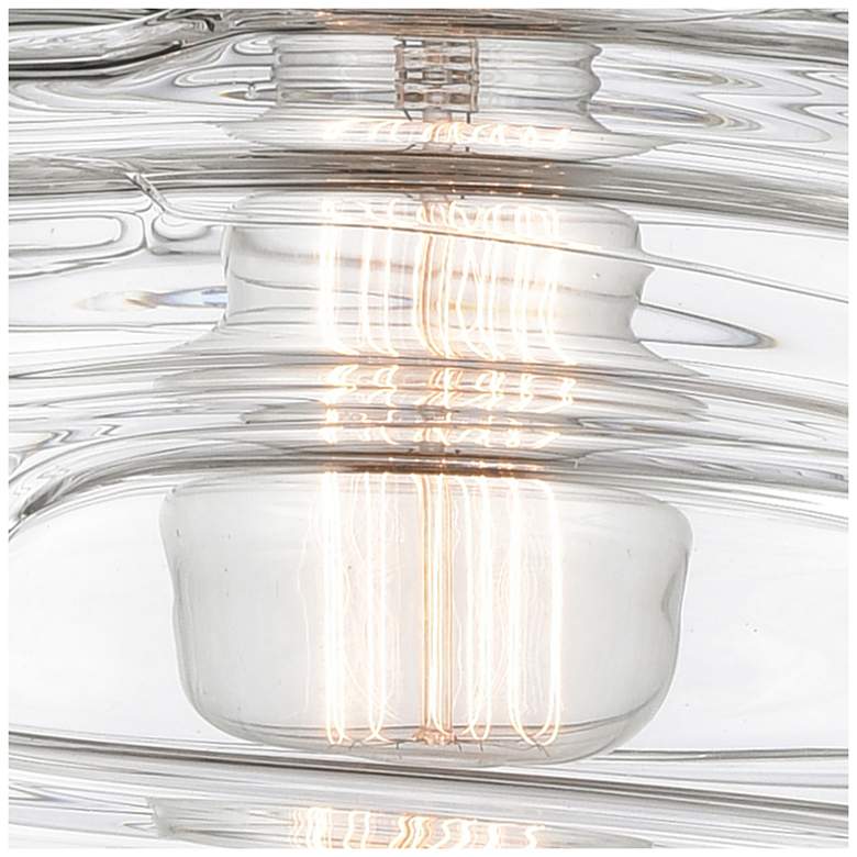 Image 4 Athens Deco Swirl 23 3/4"W Nickel 3-Light Vanity Bath Light more views