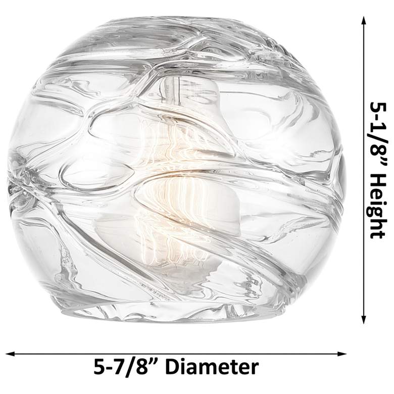 Image 5 Athens Deco Swirl 23 3/4"W Nickel 3-Light Vanity Bath Light more views
