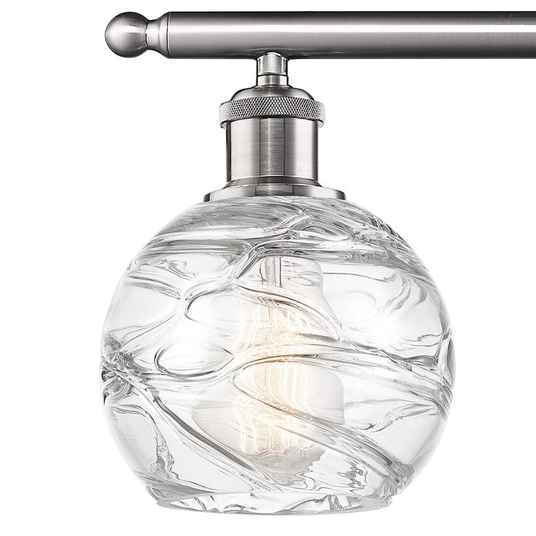 Image 2 Athens Deco Swirl 26" Wide Satin Nickel 3-Light Bath Light more views