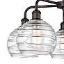2_Athens Deco Swirl 26"W Oil-Rubbed Bronze 5-Light Chandelier more views