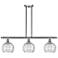 Athens Deco Swirl 36 1/2"W Brushed Nickel LED Linear Pendant