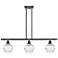 Athens Deco Swirl 36" Wide 3 Light Bronze Island Light w/ Deco Swirl S