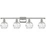 1_Athens Deco Swirl 36"W Polished Nickel 4-Light Bath Light