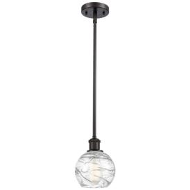 Athens Deco Swirl 6" LED Mini Pendant - Oil Rubbed Bronze - Clear Athens Deco Swirl 6" LED Mini Pendant - Oil Rubbed Bronze - Clear
