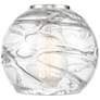 6_Athens Deco Swirl 6" Wide Brushed Satin Nickel Mini Pendant more views