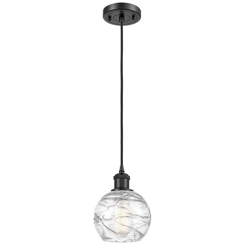 Image 1 Athens Deco Swirl 6" Wide Mini Pendant
