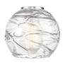 7_Athens Deco Swirl 6"W Brushed Satin Nickel LED Mini Pendant more views