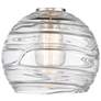6_Athens Deco Swirl 8"W Brushed Satin Nickel LED Mini Pendant more views